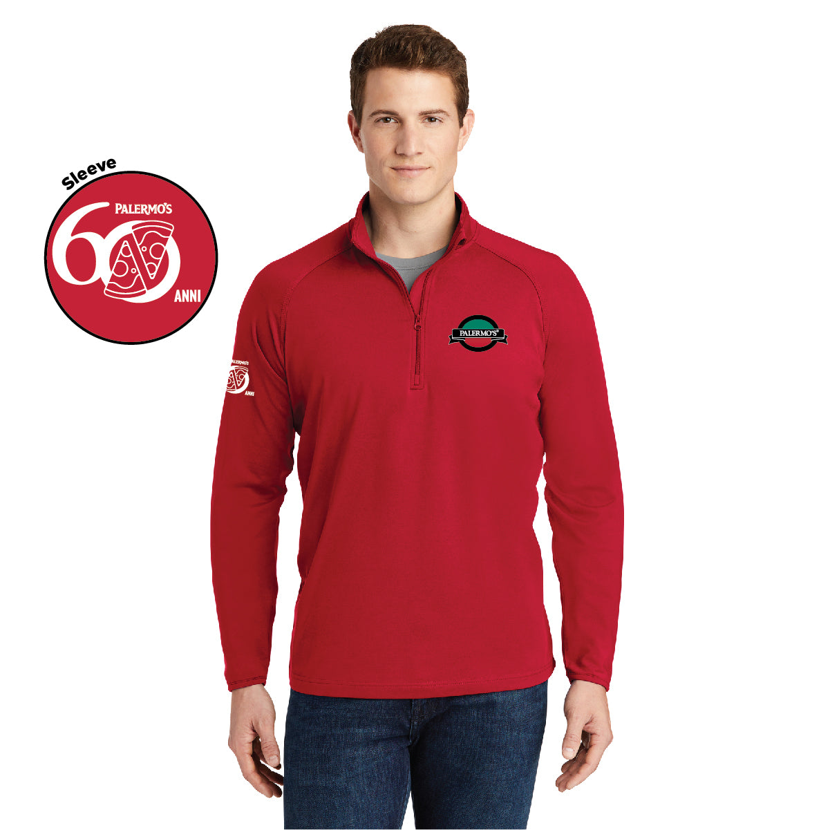 Sport-Tek® Sport-Wick® Stretch 1/4-Zip Pullover - 60th Anniversary