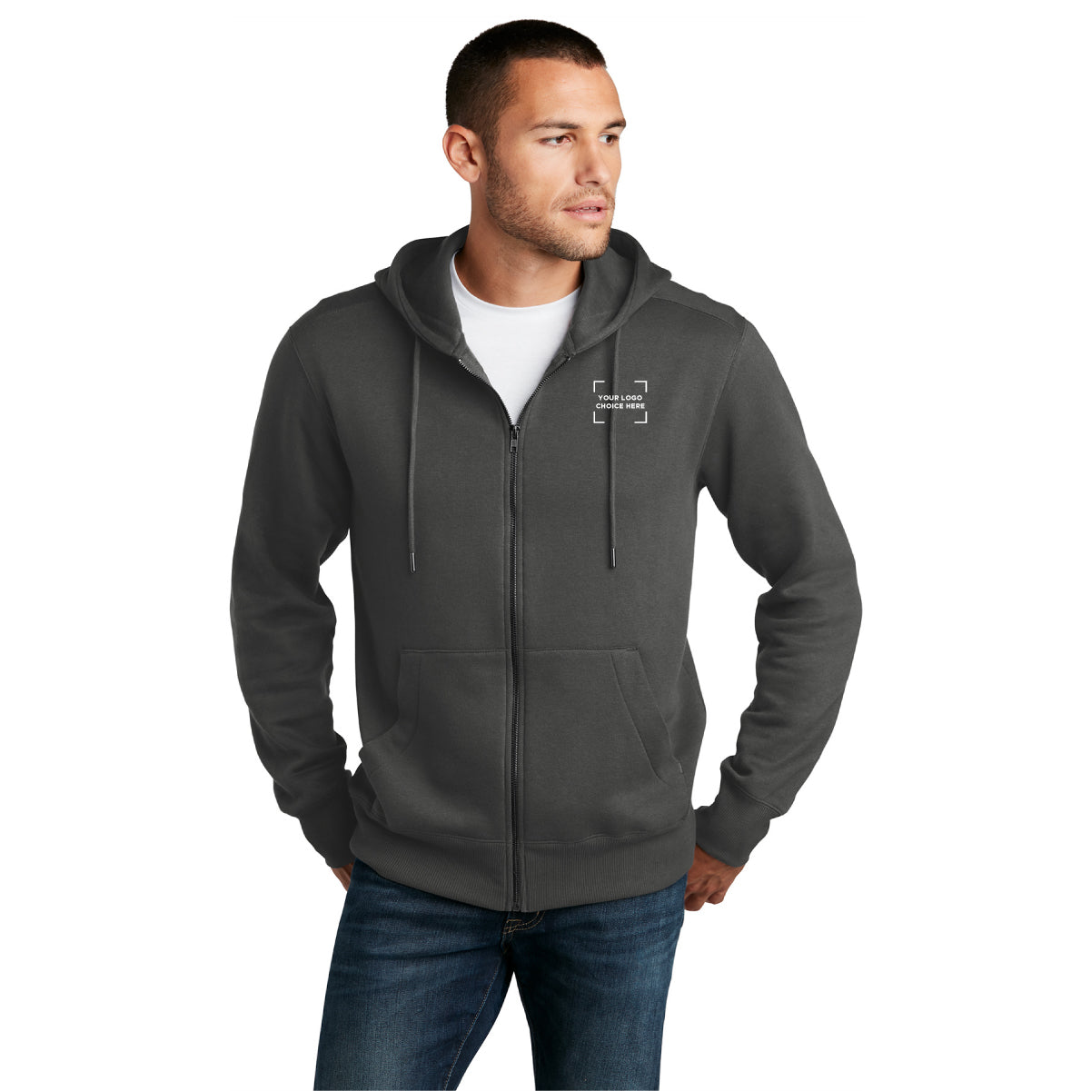 District® Perfect Weight® Fleece Full-Zip Hoodie