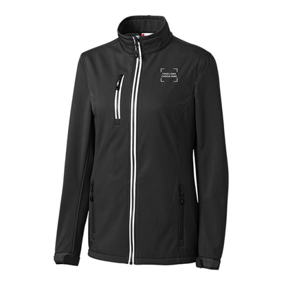 Ladies' Clique Telemark Eco Stretch Softshell Full Zip Jacket