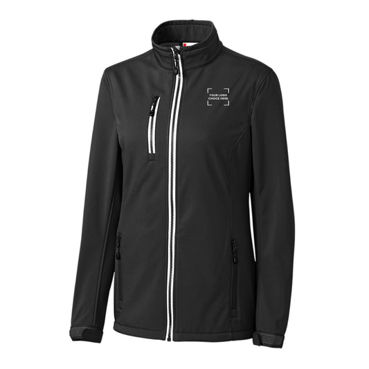 Ladies' Clique Telemark Eco Stretch Softshell Full Zip Jacket